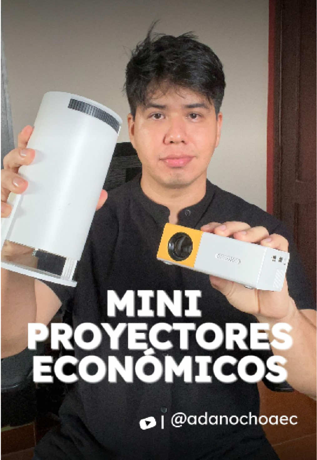 Mini proyectores ECONÓMICOS YG300 vs HY300 ¿cuál vale la pena comprar en 2025? #miniproyector #comparativatecnologica #gadgets2025 #proyectoresbaratos #techreview #yg300 #hy300 #Adán #ecuador🇪🇨 #creadordecontenido #adanochoaec 