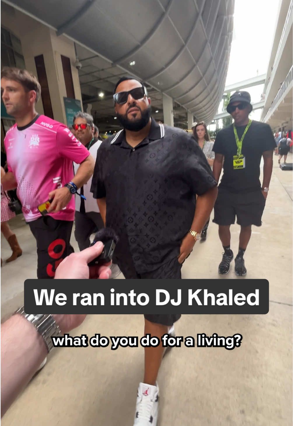 What does DJ Khaled do for a living? #whatdoyoudoforaliving #djkhaled #wethebest #aalamofgod #interview #f1 #f1miami #formula1 #newmusic 