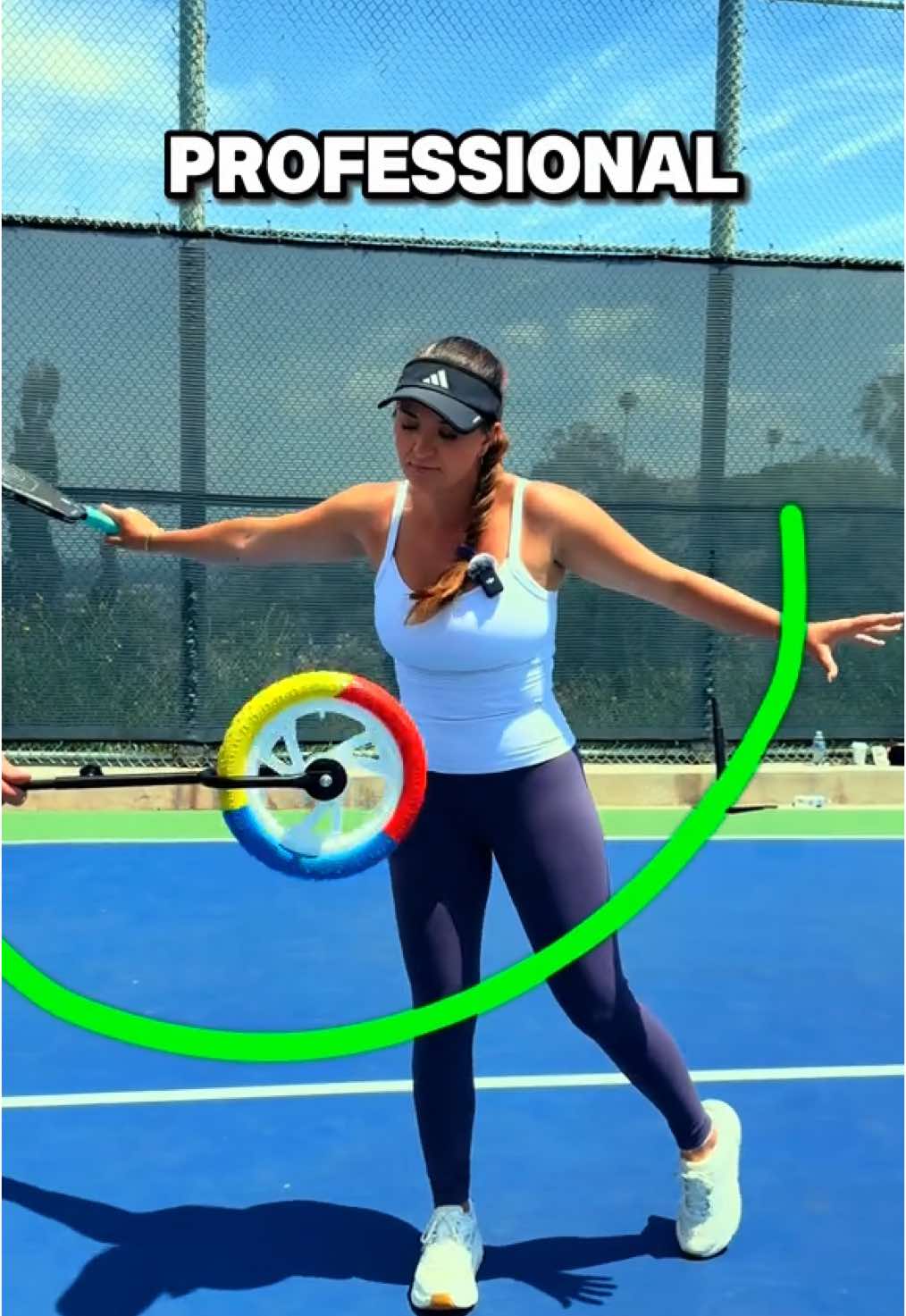 Explanation ⬇️ @kenadihance A common mistake with backhand slices in pickleball is chopping down or swinging across your body. Both will lead to mishits or a serious loss of control. Instead, focus on a smooth forward swing and cupping under the ball — the motion should look like a banana! 🍌 #pickleball