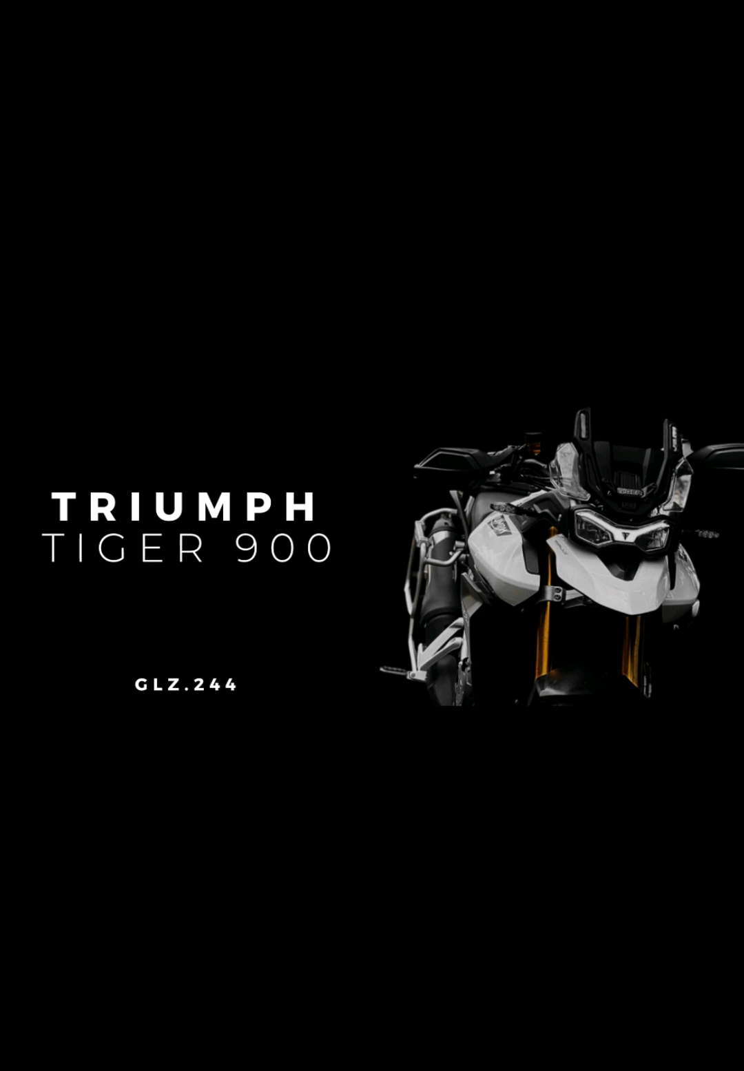 Triumph Tiger 900 edit 😶‍🌫️ #triumph #triumphtiger #tiger900 #tiger800 #tiger1200 #244 #grau #osascorte #motos #59d❤️👺💥 #glz244 