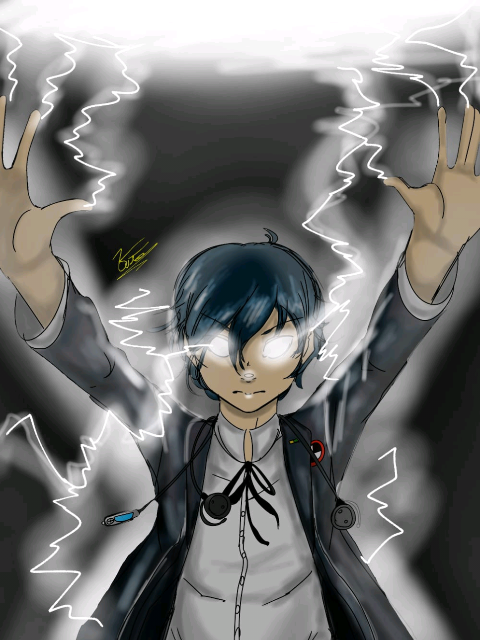 MAKOTO YUKI IN FORTNITE  (ART made by @yume )#persona5 #persona4 #persona3 #fortnite 