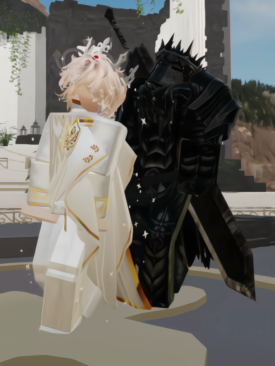 achei essa trend tão lindinha, meu soldado @KansaS  ib: @Ayna 🍙  #roblox #robloxtiktok #skinroblox #medieval #danceroblox 
