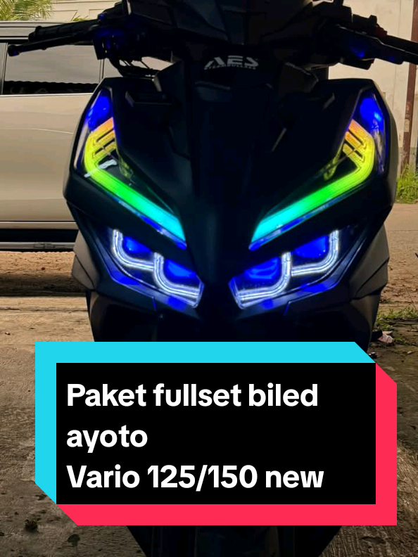 #ayoto #headlampayoto #biledprojector #fullset #vario125new #vario 
