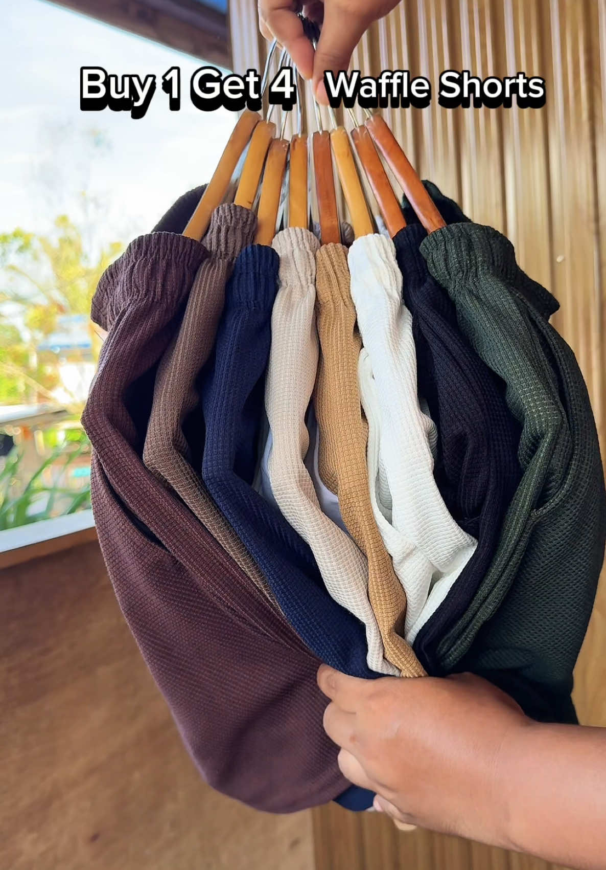 Grabe ang mura nalang Buy 1 Get 4 waffle short #fyp #shorts #buy1get4 #buy1get4waffleunisexshorts #trendingvideo 