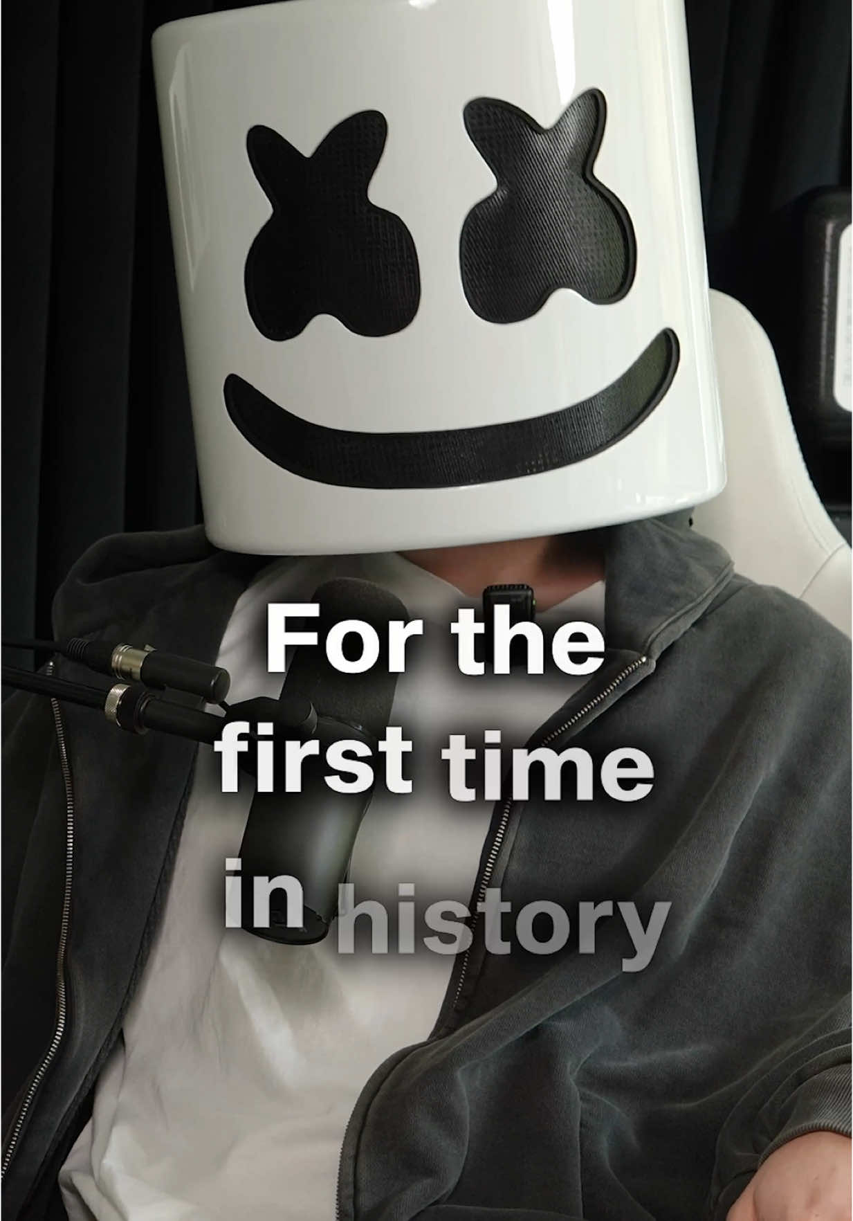 Replying to @ld25002 Marshmello Tells His Story For The First Time Ever It’s been 10 years since Marshmello dropped his first song and somehow, he’s never told his full story. Until now…  After a decade of music, this is the first time Marshmello has ever told his full story. No face reveal. No gimmicks. Just the real journey behind the helmet and where it all started. We talked about his childhood, the rise, the doubt, the wins, and the lessons learned along the way.  I’ve been a fan of Mello for years, so getting to sit down and hear the story behind the music meant the world. Thank you for trusting me with your story, Mello.  This conversation truly inspired me, and I have a feeling it’s going to do the same for so many creatives out there chasing their dreams.  Behind The  interview out now with @Marshmello  #singer #songwriter #marshmello #musicproducer #electronicmusic #edm #hitsong #popmusic #juicewrld #silence #interview #dj #number1 #behindthewall #behindthescenes #history #billboard #collab #songwriting #helmet #lyrics 