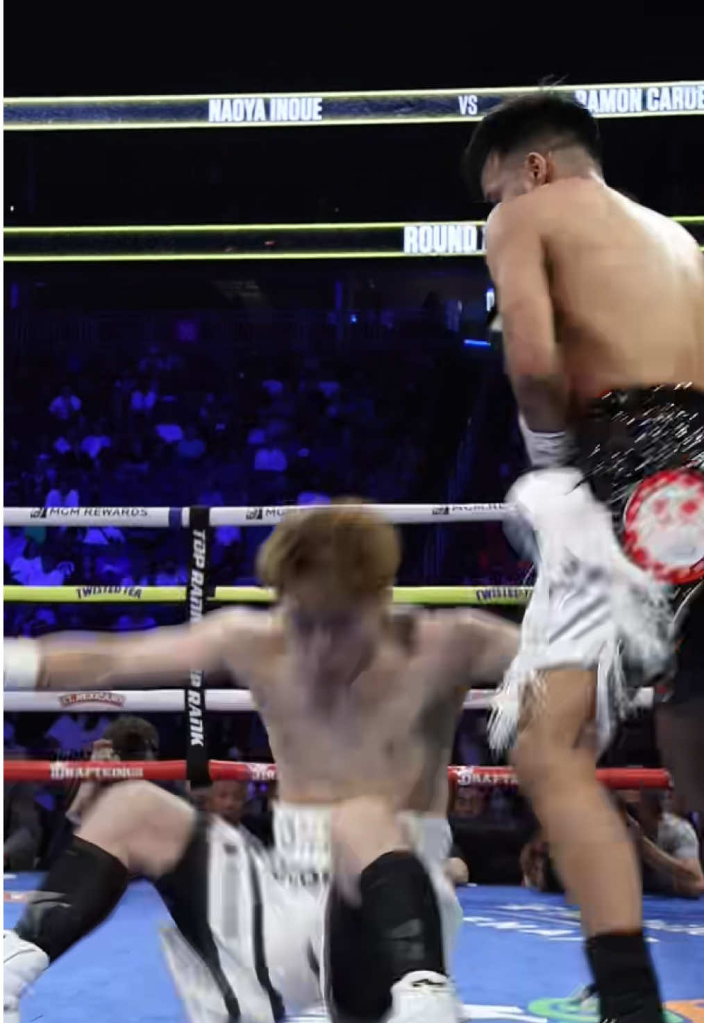 THE MONSTER GOES DOWN. #toprank #trboxing #boxing #inoue #monster 