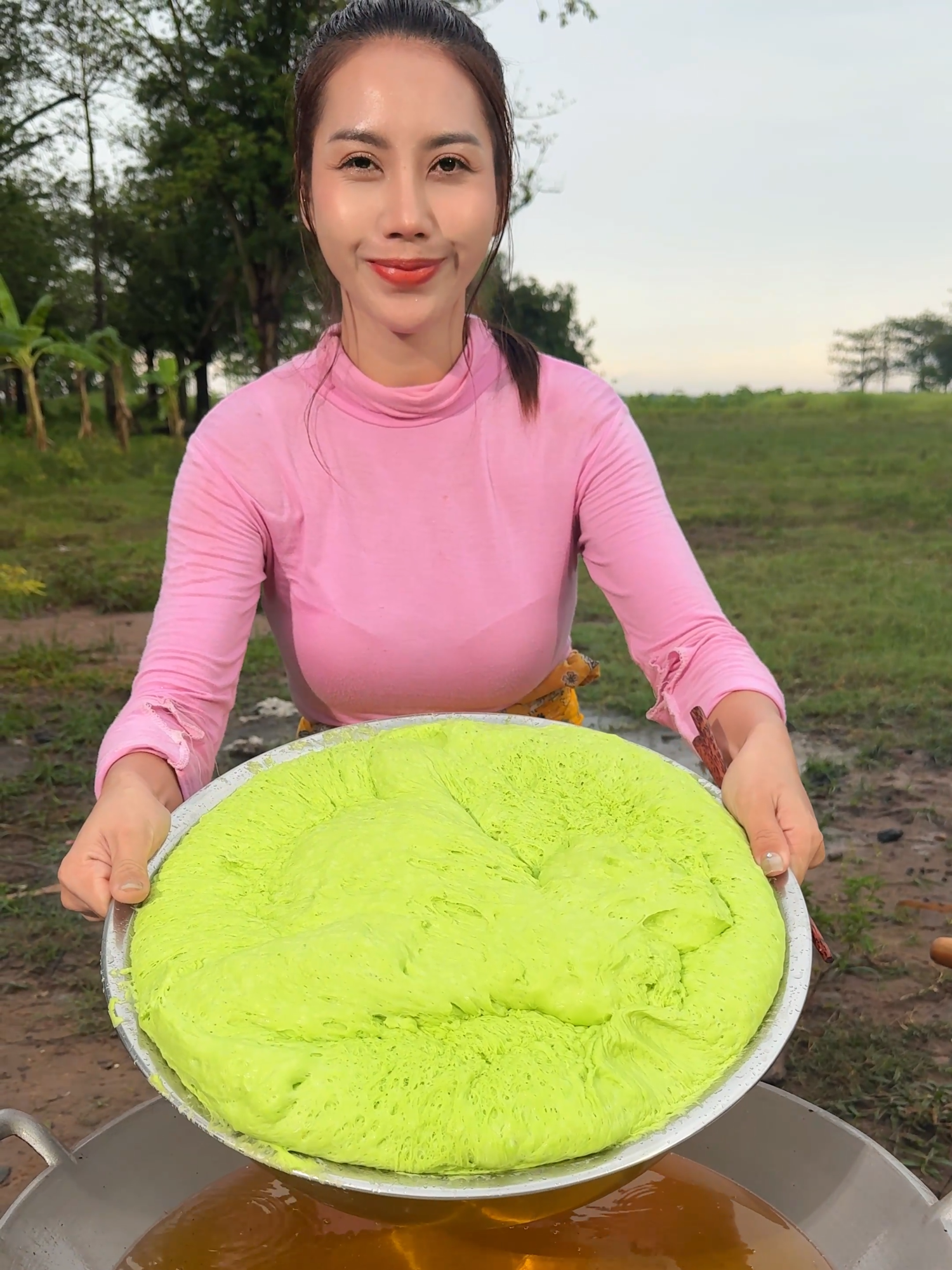 How to crispy green cake recipe