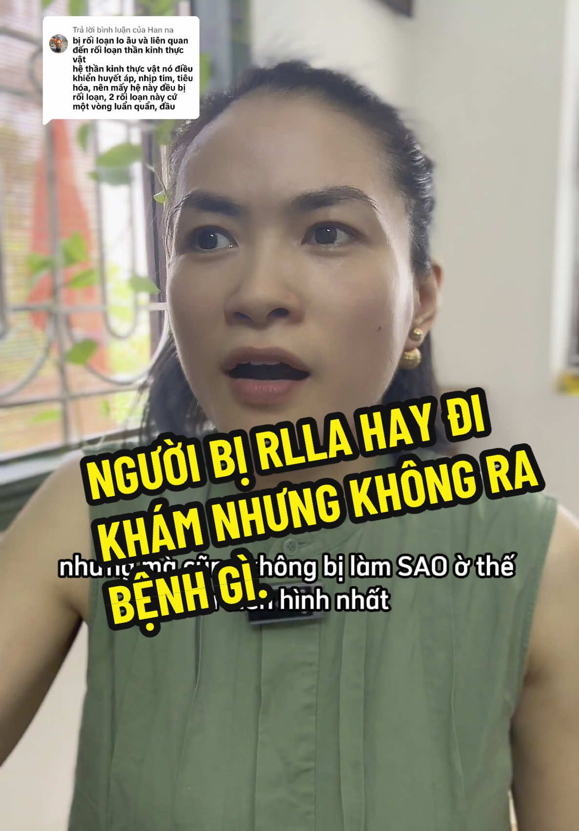Trả lời @Han na người bị rối loạn lo âu hay bị những triệu chứng này trên cơ thể và rất hay đi kiểm tra sức khoẻ. Bạn chia sẻ rất đúng với trường hợp của mình#roiloanloau #rốiloạnloâu #rối_loạn_lo_âu #vượtquarốiloạnloâu #matnguroiloanloau #matngu #huongthemngu#huongannhien 