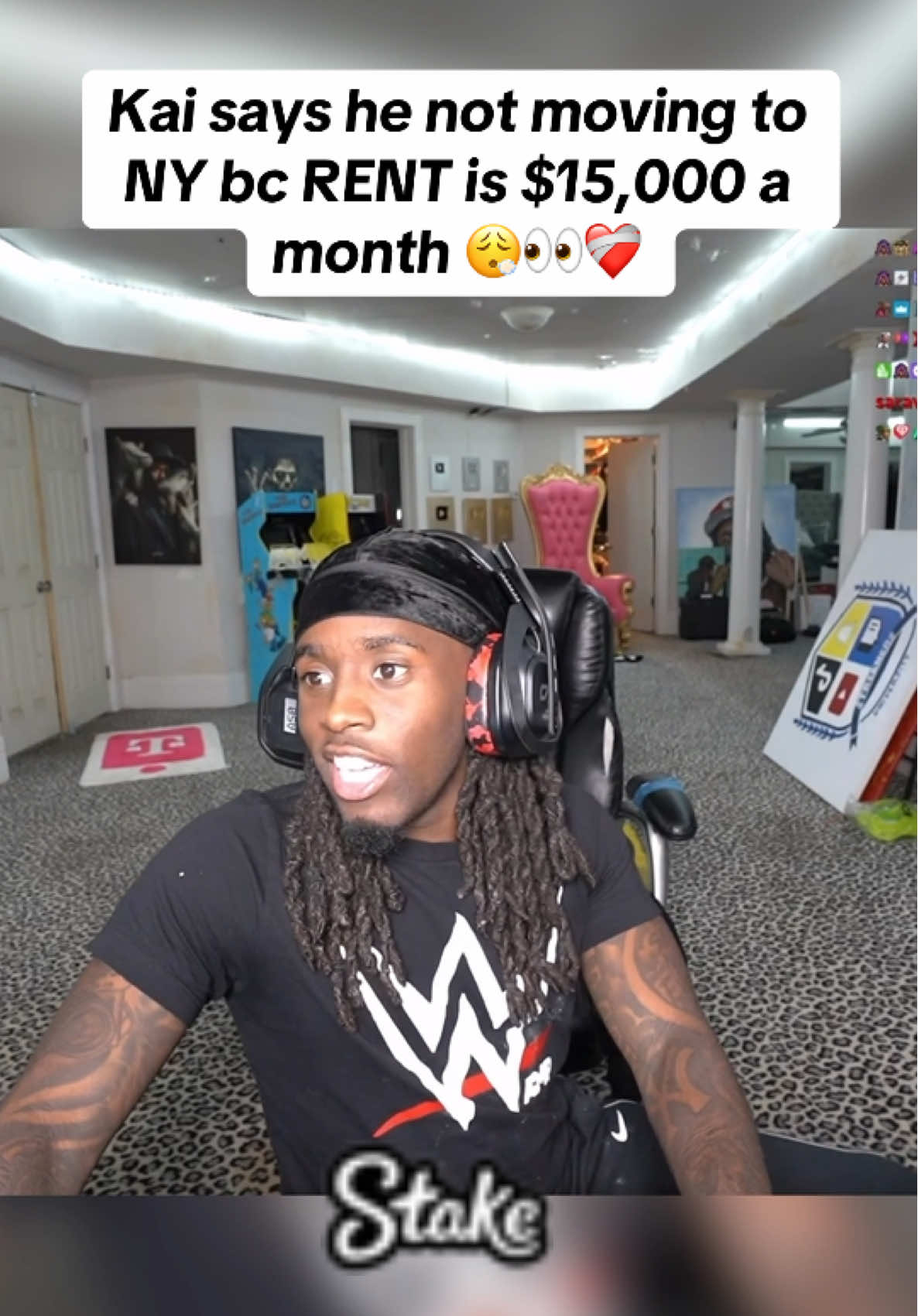 Kai says he not moving to NY bc RENT is $15,000 a month 😮‍💨👀❤️‍🩹 #kaicenat #fypシ゚viral #trending #viral #foryoupage #fyppppppppppppppppppppppp @Kai Cenat 