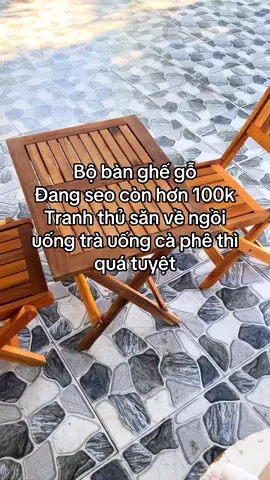 Bộ bàn ghế gỗ gấp gọn #banghego #banghegapgon #banuongtra 