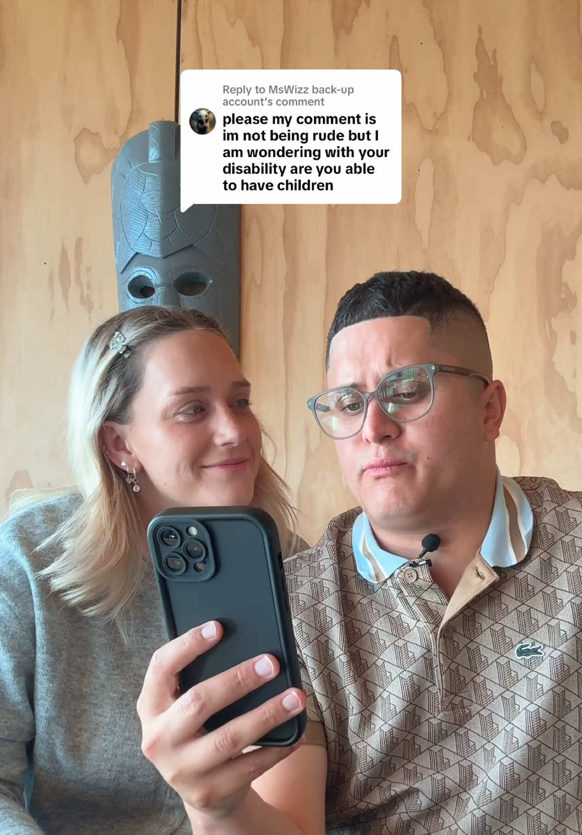 Replying to @MsWizz back-up account Good question. “Can people with Tourette’s have kids?” #uncletics #fyp #foryoupage #tourettes #NZ #Newzealand #funny #wife 