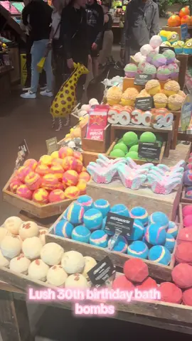 @LUSH have released 30 baths bombs in celebration of their 30th birthday! I need them all!!  #lushcosmetics #friendsoflush #ad #bathbomb #fyp 