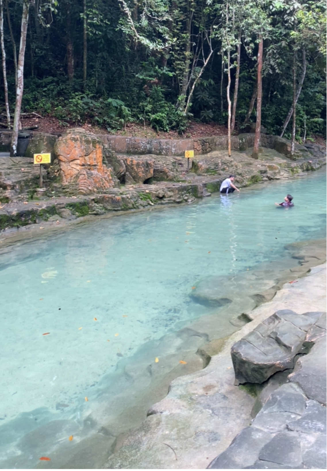 Sungai yang jernih dan sangat sejuk. Mandi tengahari pun rasa air macam dalam peti sejuk. Tenang je bila mandi sambil hirup udara yang segar dan nyaman. Cantik dan bersih sungai ni best bawa family berkelah ⛺️ #picnic #happy #family #Love #fyp #foryou #foryoupage #fyppppppppppppppppppppppp 