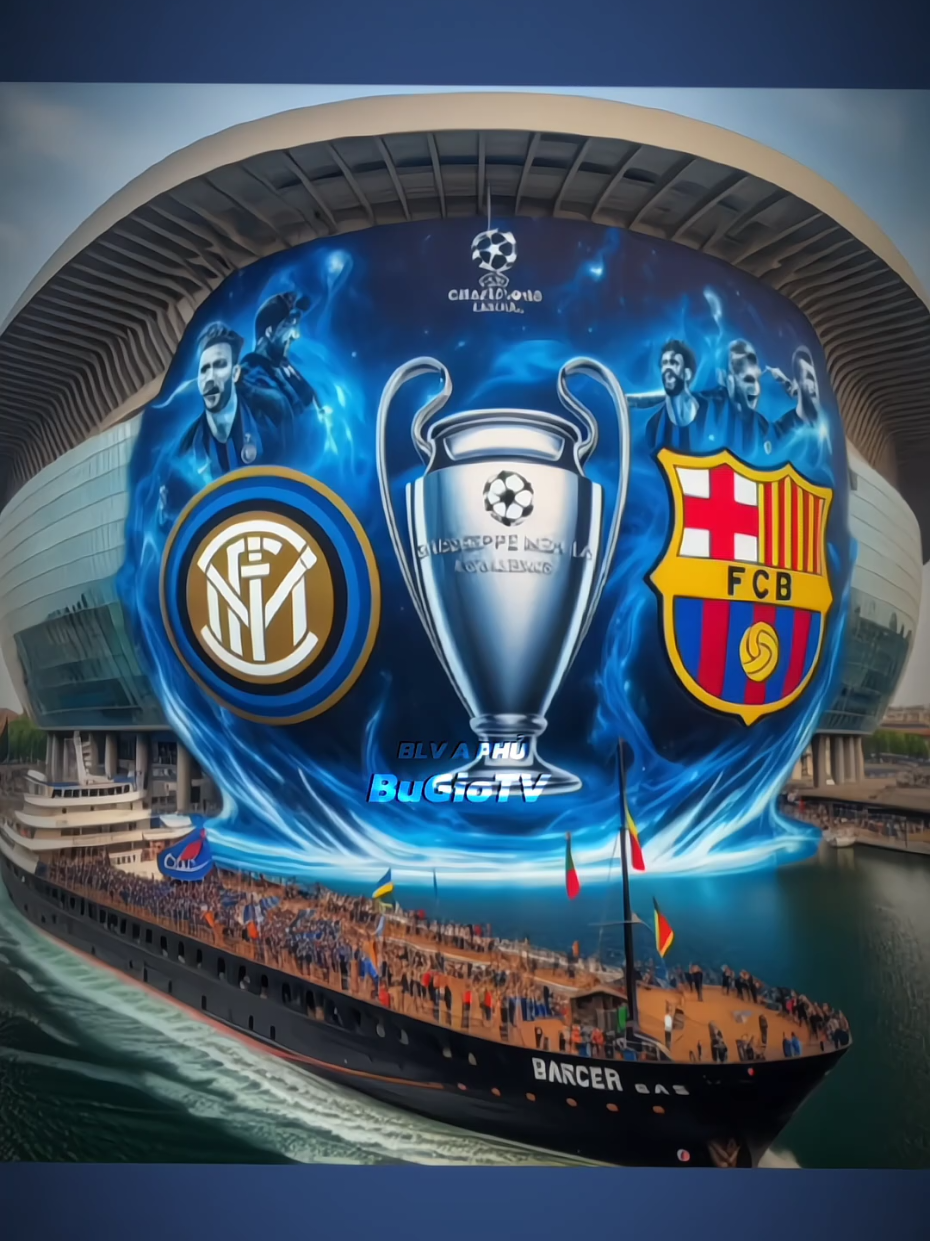 Trận đấu quyết định tấm vé vào Chung kết Champions League #barcelona #inter #milan #championsleague #UCL #bongda #fyp #fouryou #video 