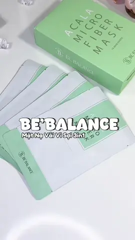 Màu xanh là màu tui thích nhất vì dành cho da dầu mụn nè. Đắp xong thấy hiệu quả thật nha mấy bàaa #bebalance #matnavaivisoi #managiay #matnabebalance #xuhuong #viral #review 
