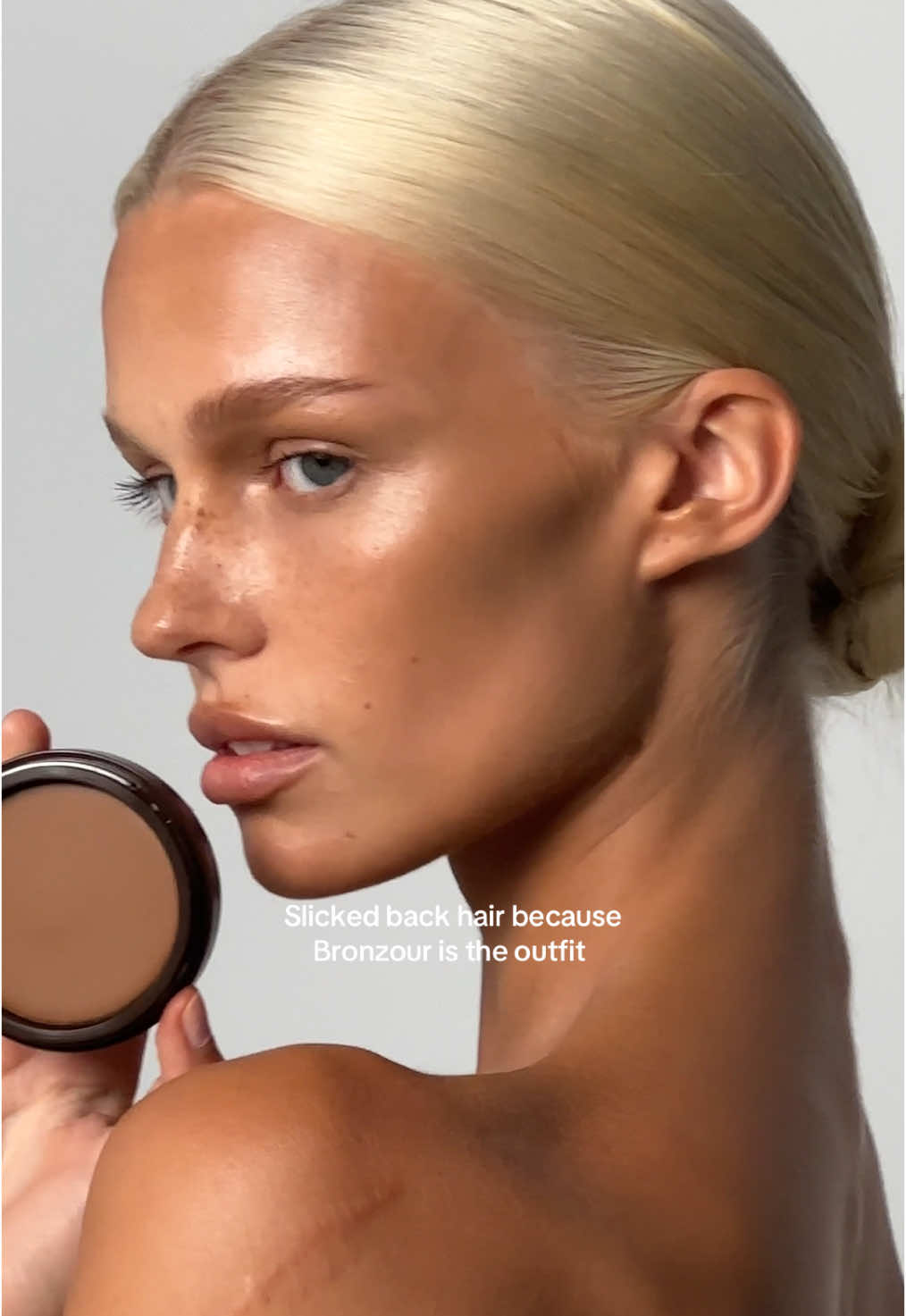 Blonde & Bronzed - Wearing Tanielle Jai Bronzour in the shade ‘Latte’  Makeup by @Tanielle Jai  Hair by amazing @Shannon James Julian Williams  Model is gorge @annalise for the Bronzour campaign 