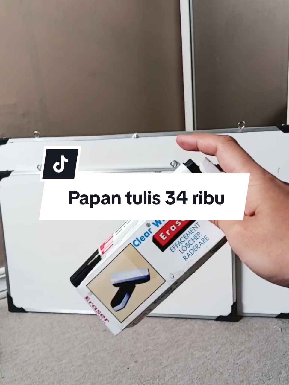 papan tulis bolak balik #papantulis #whiteboard #blackboard 