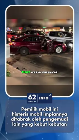 sebuah kecelakaan di Houston libatkan beberapa kendaraan, salh satunya adalah BMW milik pelajar yang histeris karena mobil impiannya harus hancur karena ulah pengemudi lain yang kebut kebutan. #sixtytwoinfo #kecelakaan #bmw #houston