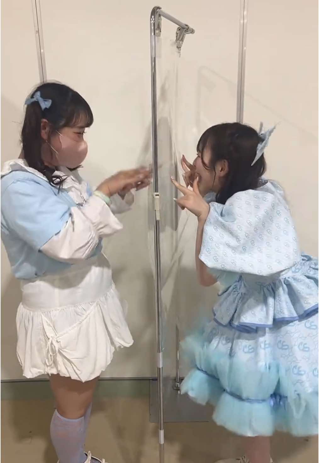 2025.5.5 ずっと夢だったみゆちゃんとの TikTok🥺🩵ྀི 可愛いみゆちゃん独り占め🫶🏻 最後はみゆちゃんの投げちゅー全部食べた😋 みゆちゃん大好きだよありがとう🥰🥰 @梅田みゆ  #梅田みゆ #CUTIESTREET  #うめ組日記 
