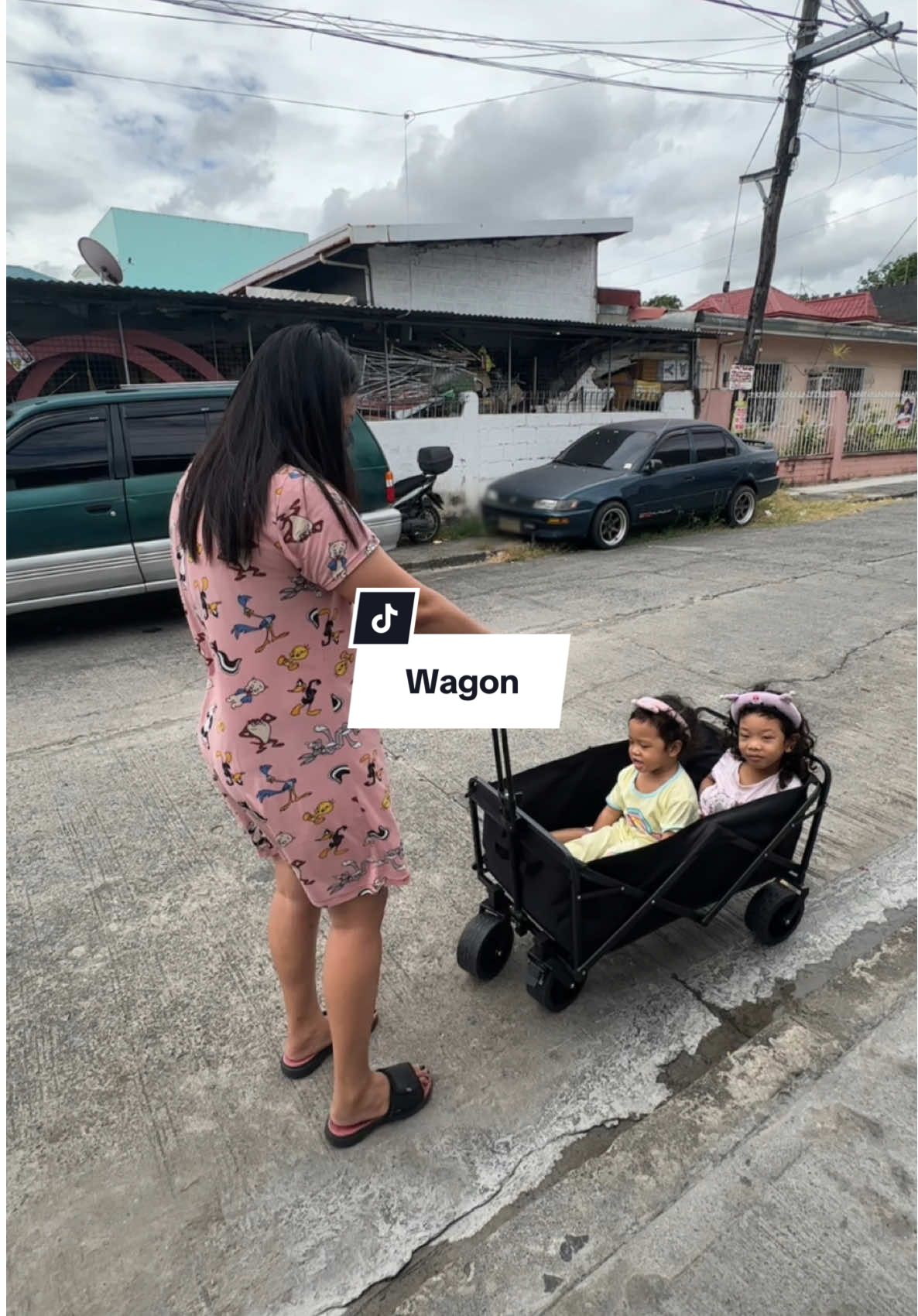 Replying to @sophia wagon na pwedeng alternative sa stroller #wagon #trolleycart #foldingtrolley #flashfish 
