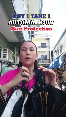 MAY UV SUN PROTECTION KAYA PROTEKTADO KA SA SIKAT NG ARAW #buy1take1 #tiktokhomebudol #uvumbrella #matibaynapayong #foldingumbrella #umbrella #automaticuvumbrella 