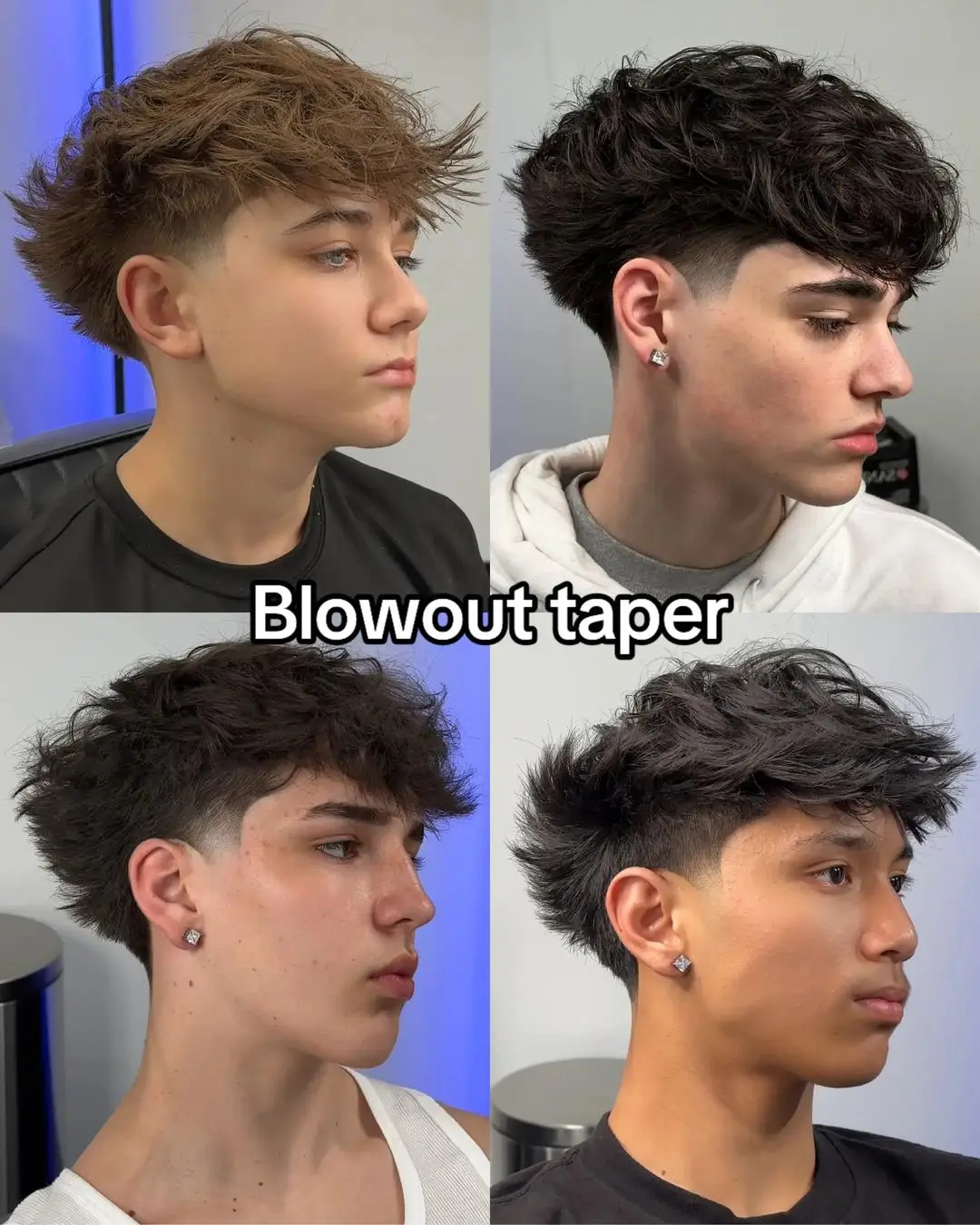 men's hairstyles #blowouttaper #haircut #hairstyle #fyp 