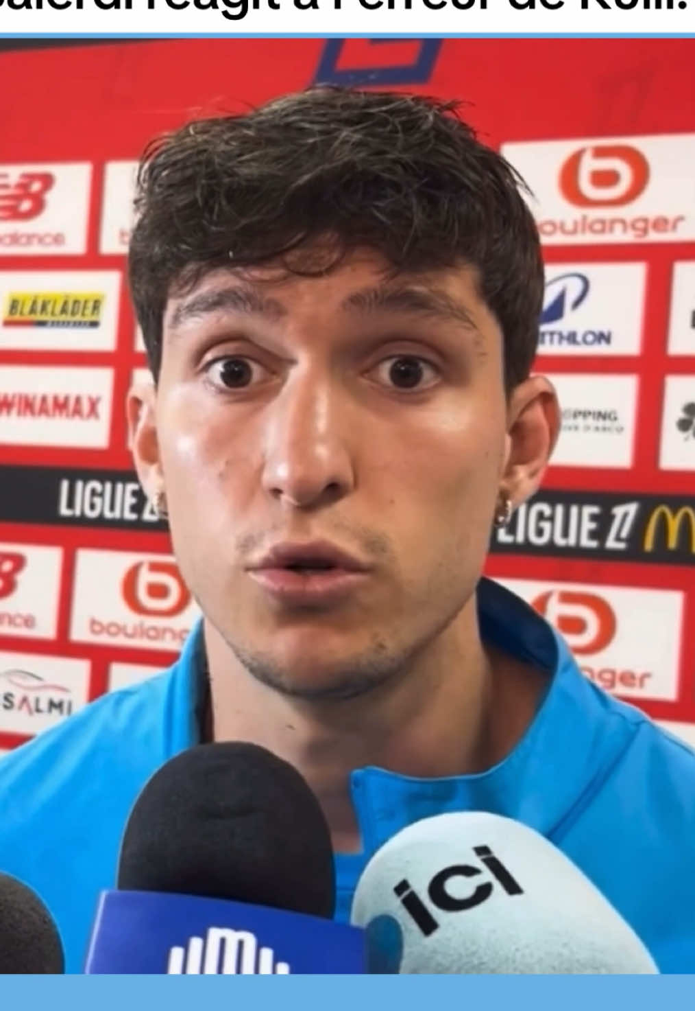 🎙️ « Il sait qu’on est tous avec lui. » « Ça peut arriver. » 🇦🇷 #balerdi #rulli #Ligue1 #loscom 
