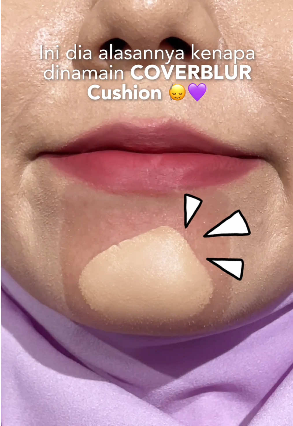 1 kali tap, auto cover & blur 🤯 Kalian wajib coba!! #somethinc #coverblur #cushionsomethinc 