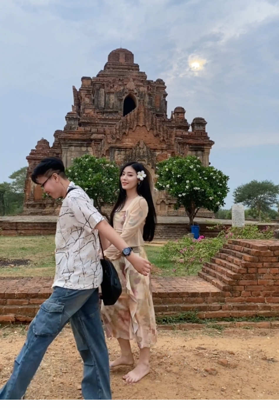 Take me wherever you go💕@sumonnie's🖤 #lgbt🏳️‍🌈 #couple#bagan #fyp #travel#foryour #tiktokviral #trending 