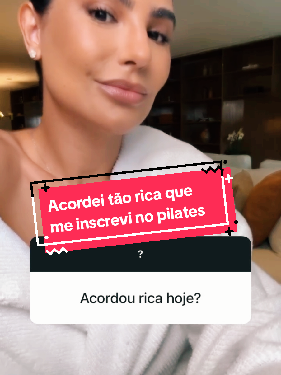 A rica faz pilates em horário de rica e com roupa de rica. Boa semana! #viralvideos #viralditiktok #foryoupage #chiquissima #elegancia #pilates 