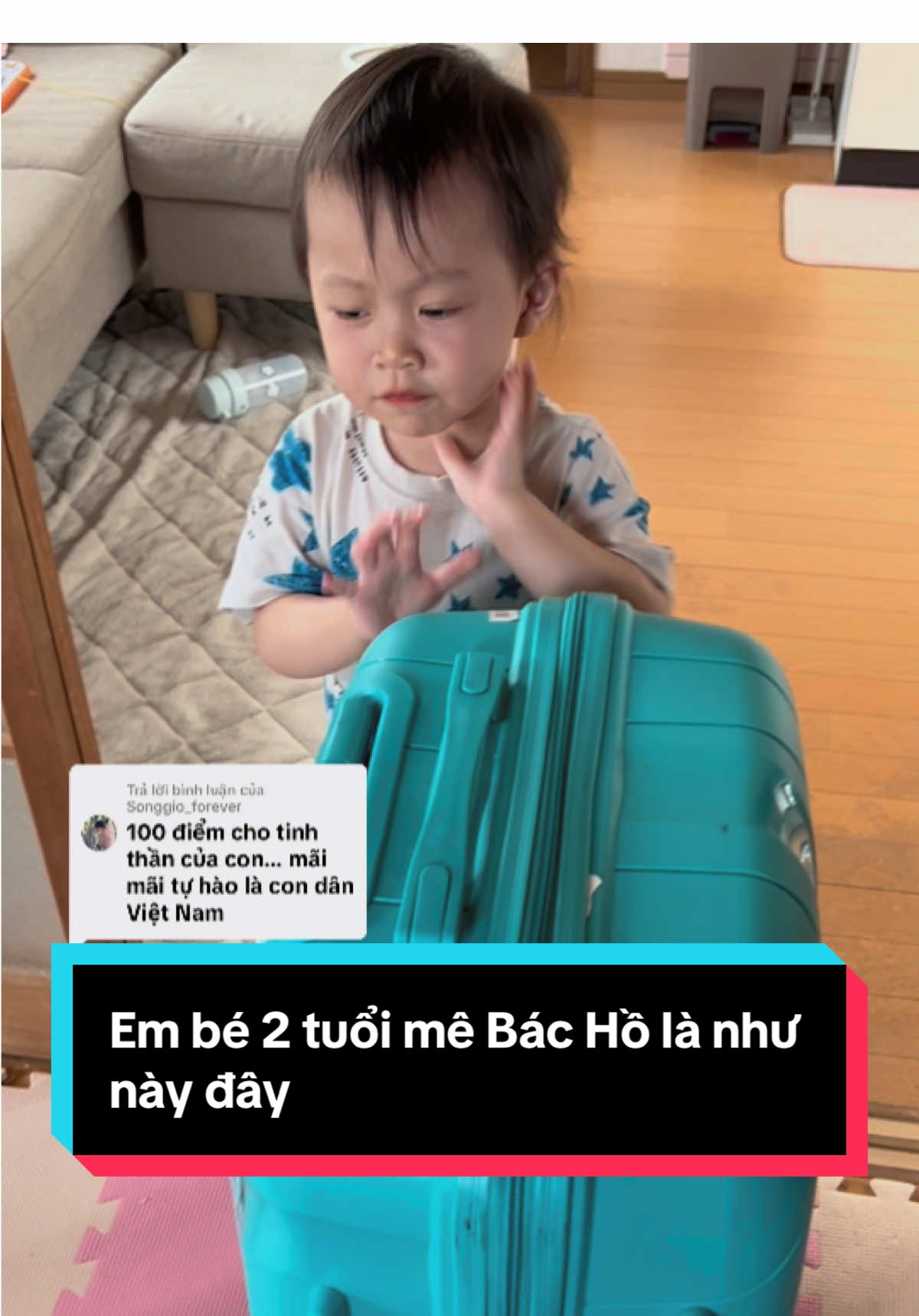 Trả lời @Songgio_forever Mấy bác khen nhiều quá mà giờ con em 2 tuổi nó đòi đi theo cách mạng luôn rồi. Phải làm sao đây ạ 😆 