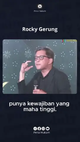 Hakim Agung dimulai sejak seseorang bercita-cita menjadi Hakim. #rockygerung #hakim #anakhukum #fakultashukum #sarjanahukum #fyp 