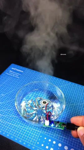 Ultrasonic Atomizer Module | Fog Machine  #ArduinoProjects  #Arduino #DIYProjects #Electronics #ElectronicEngineering #TechDIY #Engineering #ArduinoProjects #TechInnovation #Electric #IoT #ArduinoUno #SmartHome #MakerMovement #STEM #EngineeringLife #ktronic110 #mohsinkamal #ktronic 