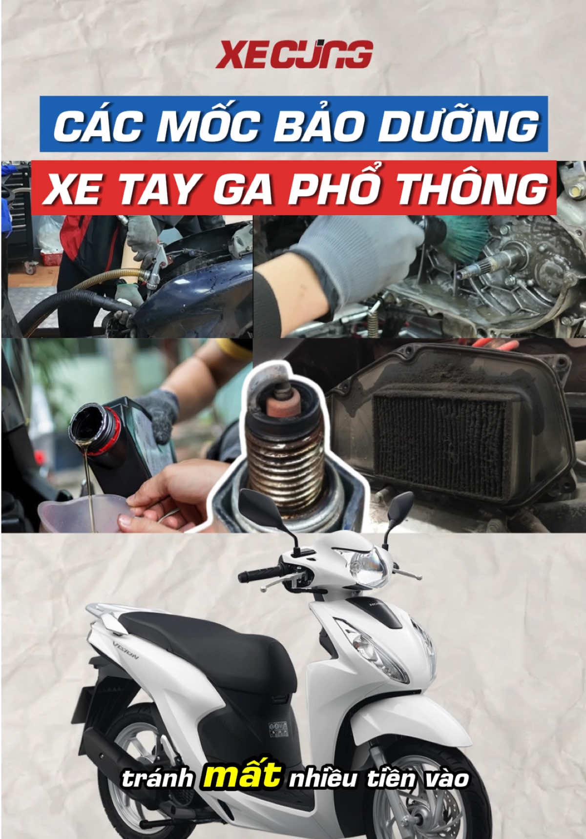 Các bác mới mua xe tay ga nên xem hết clip này để chiếc xe bền bỉ hơn! #xecungmotor #xecung #baoduongxemay #baoduongxemayhanoi #baoduong #baoduongxetayga #baoduongxelinhdam #baoduongxehaiphong #baoduongxetaygacaugiay #xecunghaiphong #xecunglinhdam #xecungcaugiay #suaxemay #baoduongxemayhaiphong #baoduongxegahanoi #baoduongxegacaugiay 