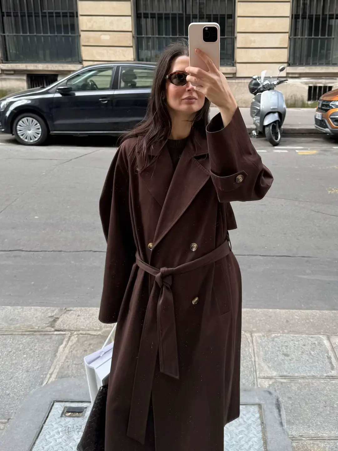 As seen on @Bec Long, @Alice pilate and @Evie Henderson. #friendswithfrank #autumnwinter #trenchcoat #chocolate #styling #outfitinspriation #OOTD #outfit