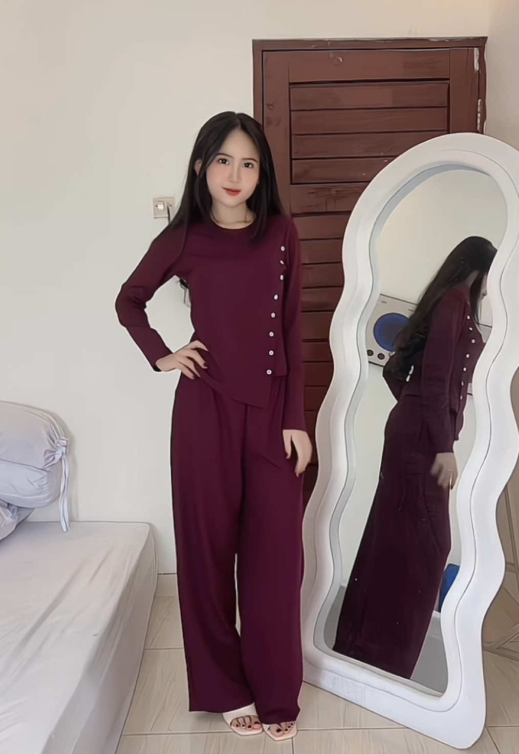 one set simpel bisa dipakai buat pergi dari @hanafashionshop @HanaFashionJKT #oneset #hanafashion #fyp #outfits #outfit #ootdfashion 