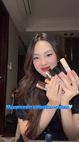 My concealer collection+review🩵 Products: -@Hourglass Cosmetics vanish airbrush shade cotton & creme -@Diorbeauty forever concealer shade 1.5N -@NARS Cosmetics concealers shade medium 1 custard -@Clé de Peau Beauté concealer shade ivory -@Natasha Denona hyglam concelaer shade N2 -@THESAEM_official concealer shade 1.5  #makeup #makeupreview #concealer #concealerreview #makeupcollection #concealercollection #highend #diorbeauty #diorconcealer #nars #narsconcealer #cledepeaubeaute #cledepeau #cledepeauconcealer #cdp #cdpconcealer #natashadenona #natashadenonamakeup #natashadenonaconcealer #hyglamconcealer #thesaemconcealer #thesaem 