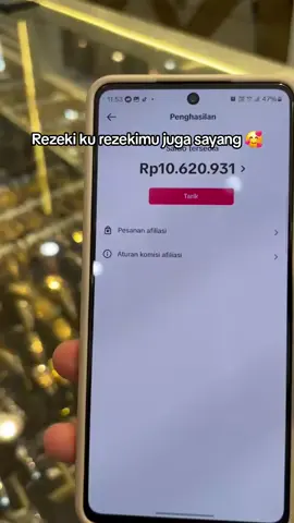 Alhamduliah berkat tiktok affiliate #affilator #affiliatetiktok 