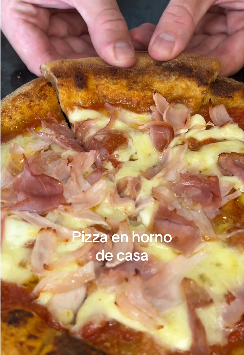 Como hacer pizza en horno de casa #pizza #paratii #pizzalover #pizzatime #fyp 