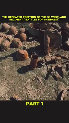 The defeated position of the SS Westland regiment “battles for donbass” | PART 1 #metaldetecting #ww2 #ww2history #excavation #remain #ripsoldier #germansoldier #foryou 