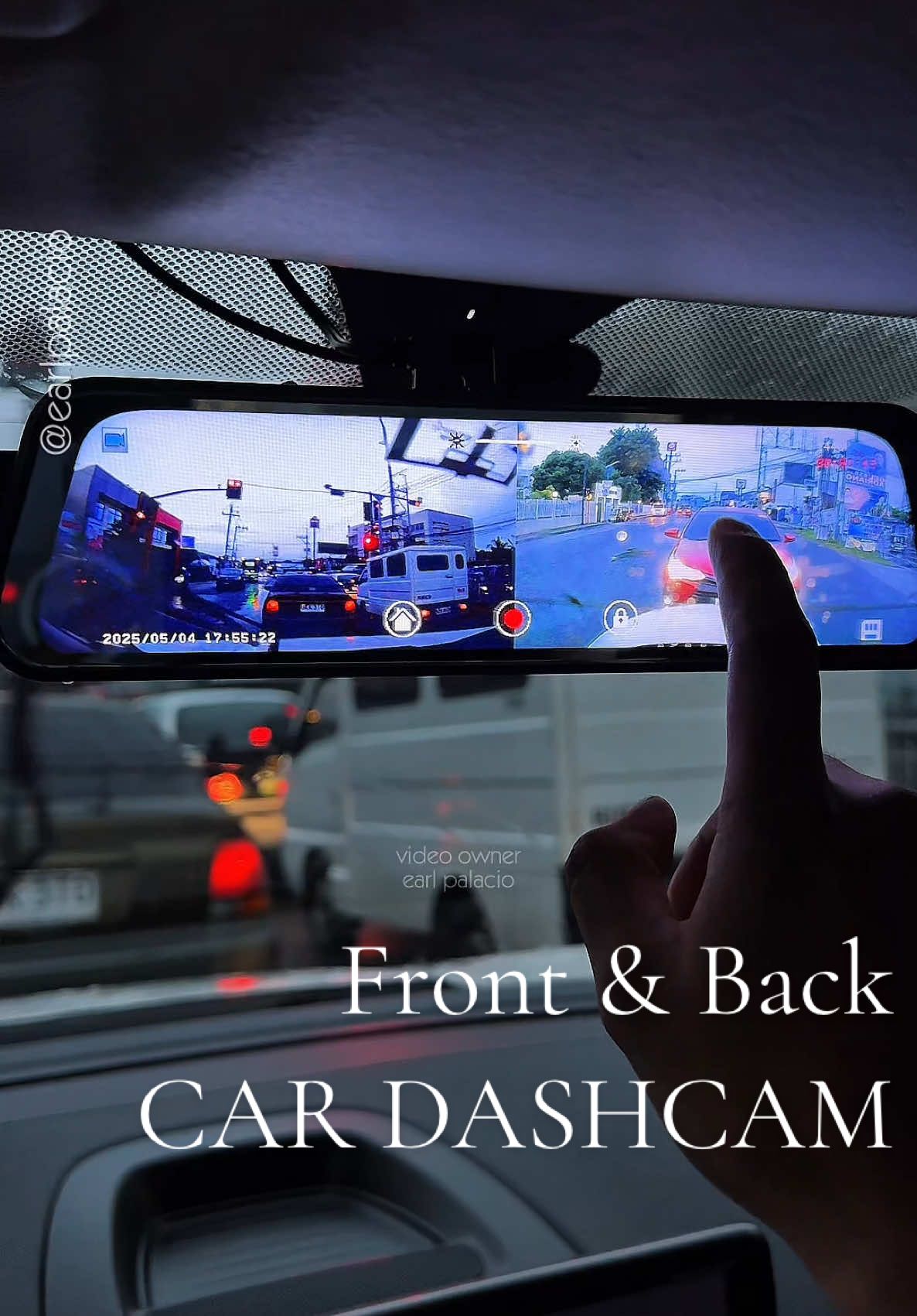 Front and Back Dashcam from V380 pro #dashcam #dashcamera #cardashcam #car #v380pro #dashcamvideos #dashcamera 