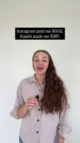 Content is cool. But content that leads to cash is better 👏 Instagram bonuses? Paid me two cents. @Kajabi? Helped me make $387 the same day I posted If you’re ready to stop chasing views and start owning your income — comment “KAJABI” and I’ll send you the link! #kajabipartner #ad