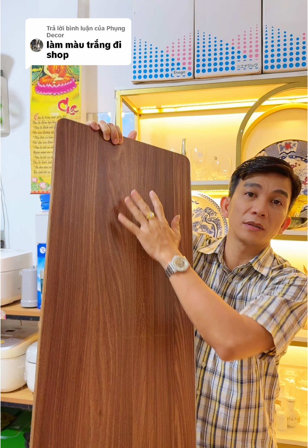 Trả lời @Phụng Decor màu Gỗ tự nhiên rât đẹp! 89k dành cho 20 cái thôi #bangapgon #bangogapgon #bangogapgondanang #anh3huy1 #bangomdf #noithattiennghi 