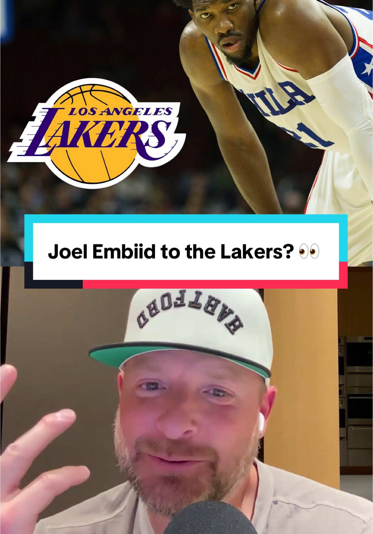 Joel Embiid to the Lakers? Bill outlines a potential trade package LA could offer Philly. #NBA #nbaplayoffs #basketball #lakers #joelembiid #austinreaves #BSPodcast 