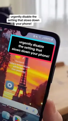 urgently disable the setting that slows down your phone! #android #settings #androidhacks 