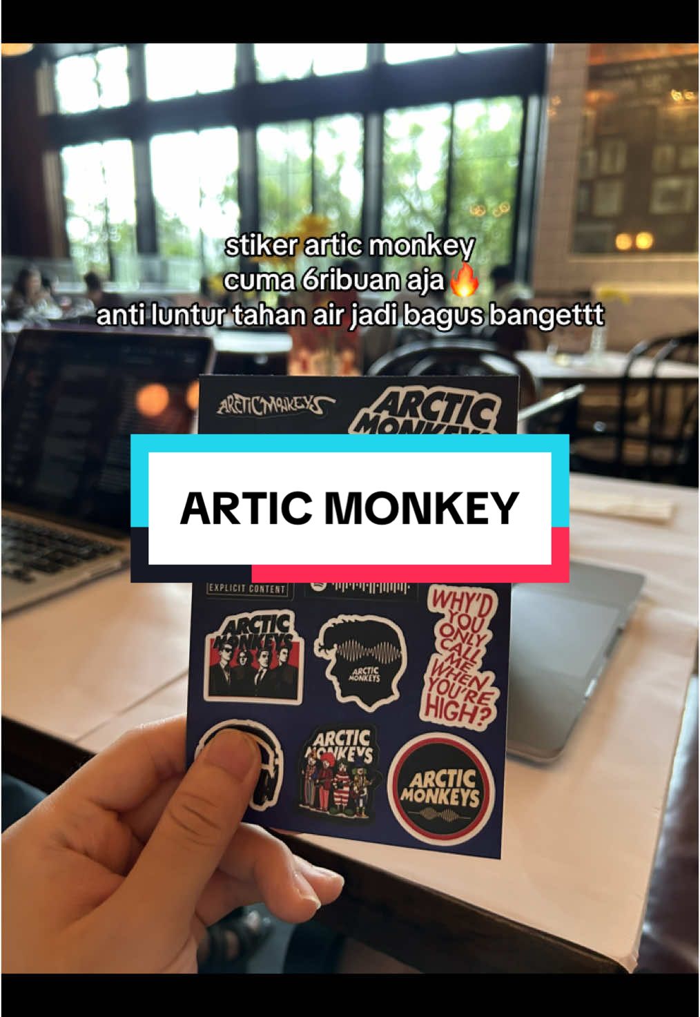 mana nih fans Artic Monkey? cuma 6ribuan aja🔥 anti luntur tahan air jadi bagus bangettt