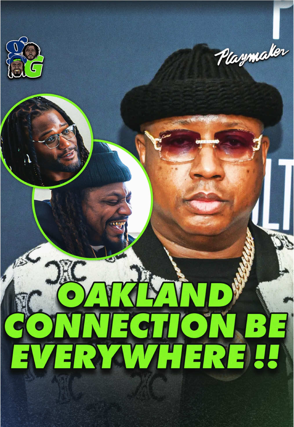 That Oakland connect be ERYWHERE 😤 #barondavis #oakland #warriors #NBA #marshawnlynch #getgotpod 