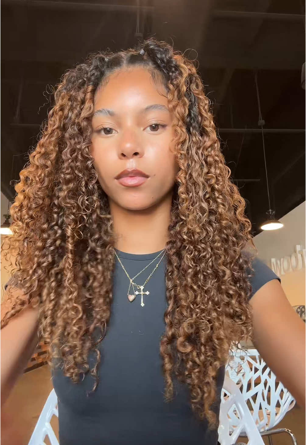 i like this hairstyle #curlyhair #fyp 
