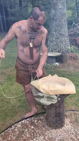 A snippet of an elk #drum build.  #drums #drum #process #vikingstyle #soundhealing #percussion #norsepagan #asatru #vikings #norsetok 