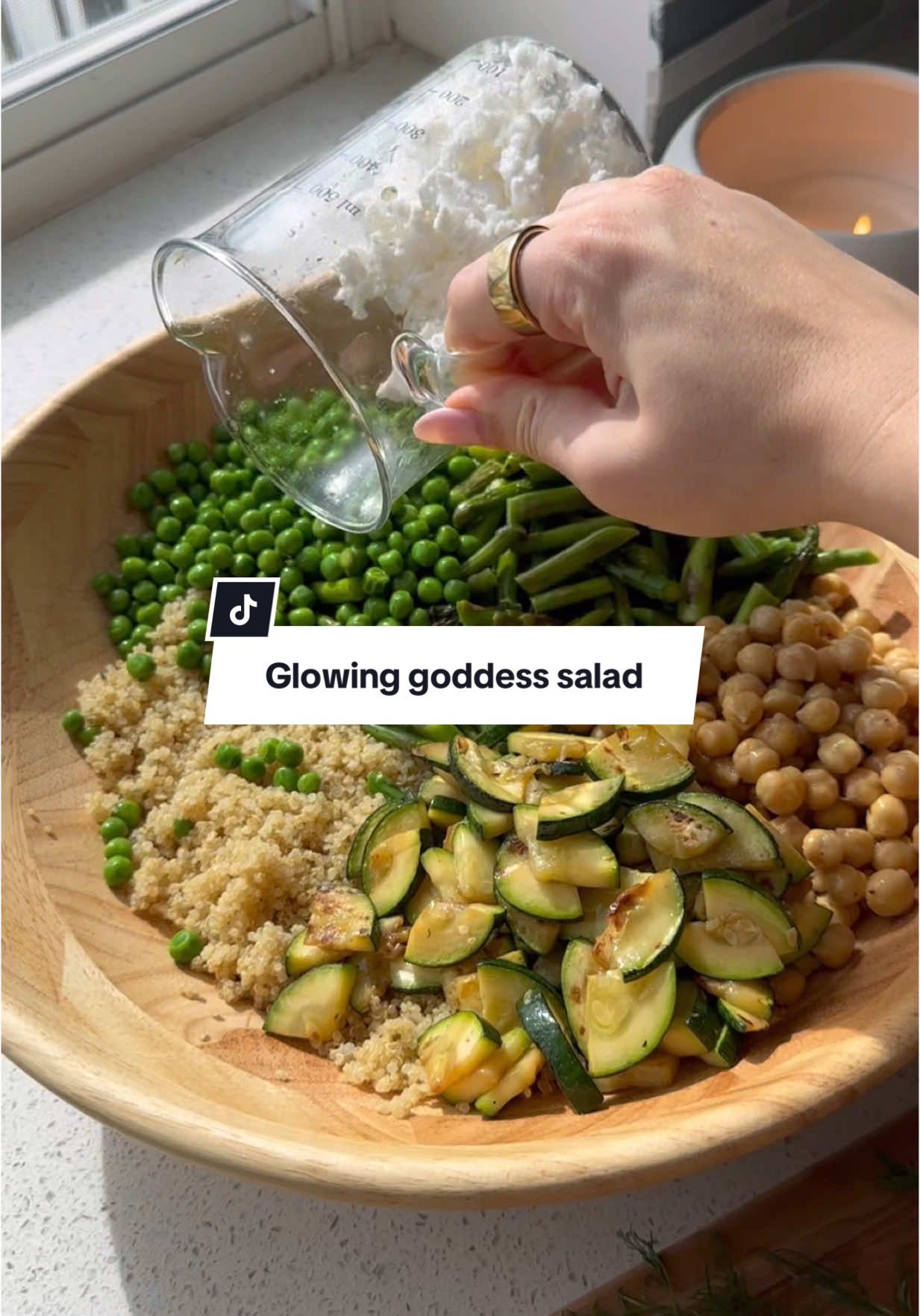 obsessed with this glowing goddess quinoa salad!!! Order my salad cookbook it’s OUT NOW lifechangingsalads.com and it’s $27 on amazon right now!! 🩷🫛🥗